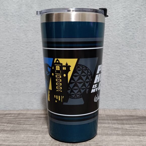 Disney Parks Icons Stainless Tumbler Park Hopping Is My Cardio NEW - Picture 3 of 8